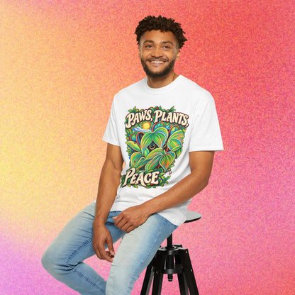 Peekabloom | Whimsical Hide & Seek Cat Graphic Tee