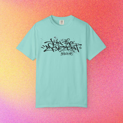 Join The Movement Tee| Street Art Back Print | Graphic T-Shirt