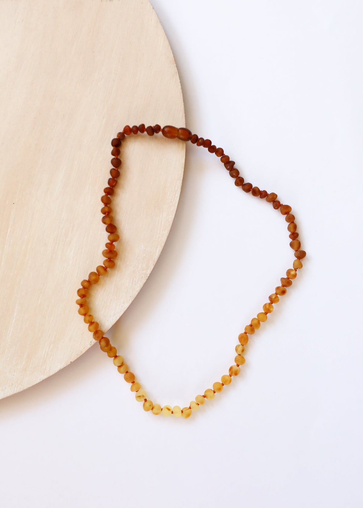 Raw Baltic Amber + Sunflower | Necklace |