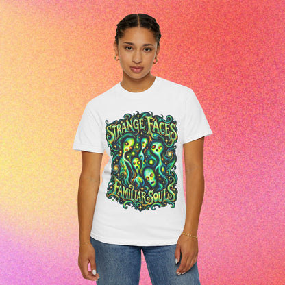 E.Tees | Expressionism Alien Faces Graphic Tee