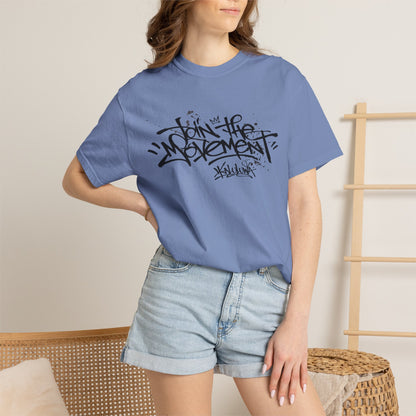 Join The Movement Tee| Street Art Back Print | Graphic T-Shirt