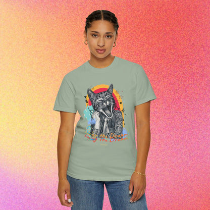 Living the Dream | Funny Tired Cat Graphic T-Shirt