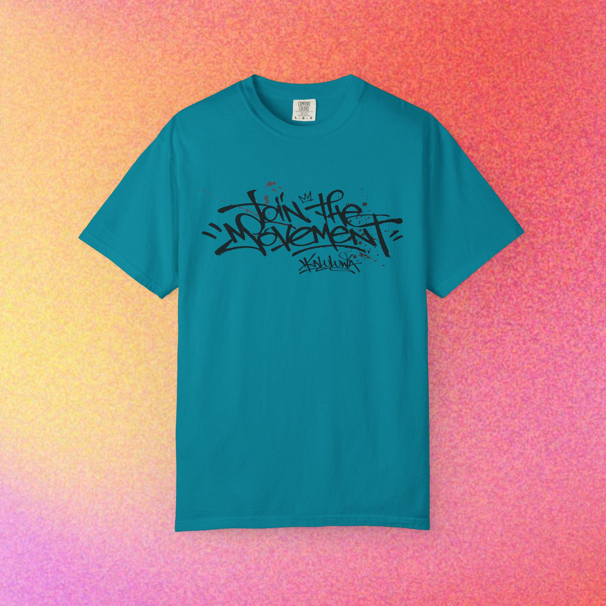 Join The Movement Tee| Street Art Back Print | Graphic T-Shirt