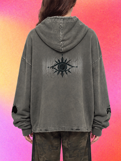 The Creator's Hoodie | Paint Splatter Vintage Washed Hoodie