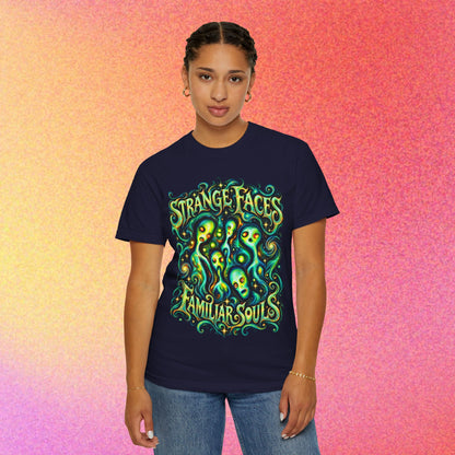E.Tees | Expressionism Alien Faces Graphic Tee