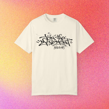 Join The Movement Tee| Street Art Back Print | Graphic T-Shirt