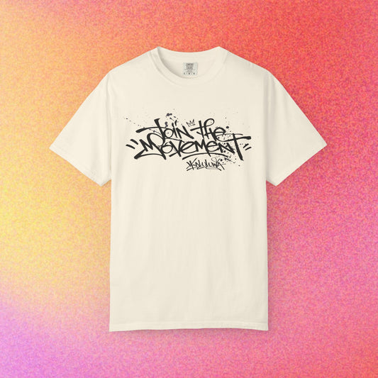 Join The Movement Tee| Street Art Back Print | Graphic T-Shirt