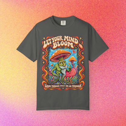 Let Your Mind Bloom | Retro Mushroom Graphic Tee