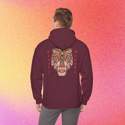 Mystical Tiger Hoodie | Will Power, Courage & Inner Strength | Spirit Animal