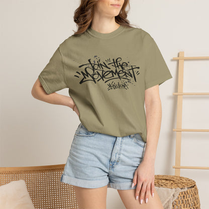 Join The Movement Tee| Street Art Back Print | Graphic T-Shirt