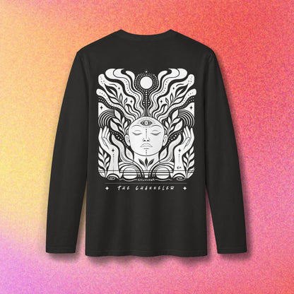 The Channeler | Lunar Goddess Back-Print Long Sleeve Tee | Oracle Series