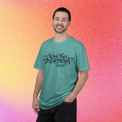 Join The Movement Tee| Street Art Back Print | Graphic T-Shirt